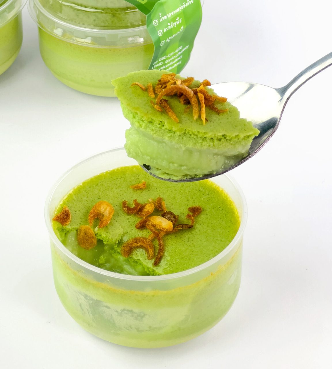 Egg White Custard (Egg White Custard) 真香蘭泰式甜點 Yoksod