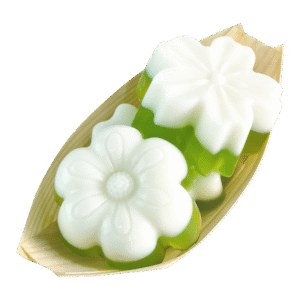 Pandan-Coconut Milk Pudding (Pandan-Coconut Milk Pudding) Yoksod Pandan-Thai-Dessert