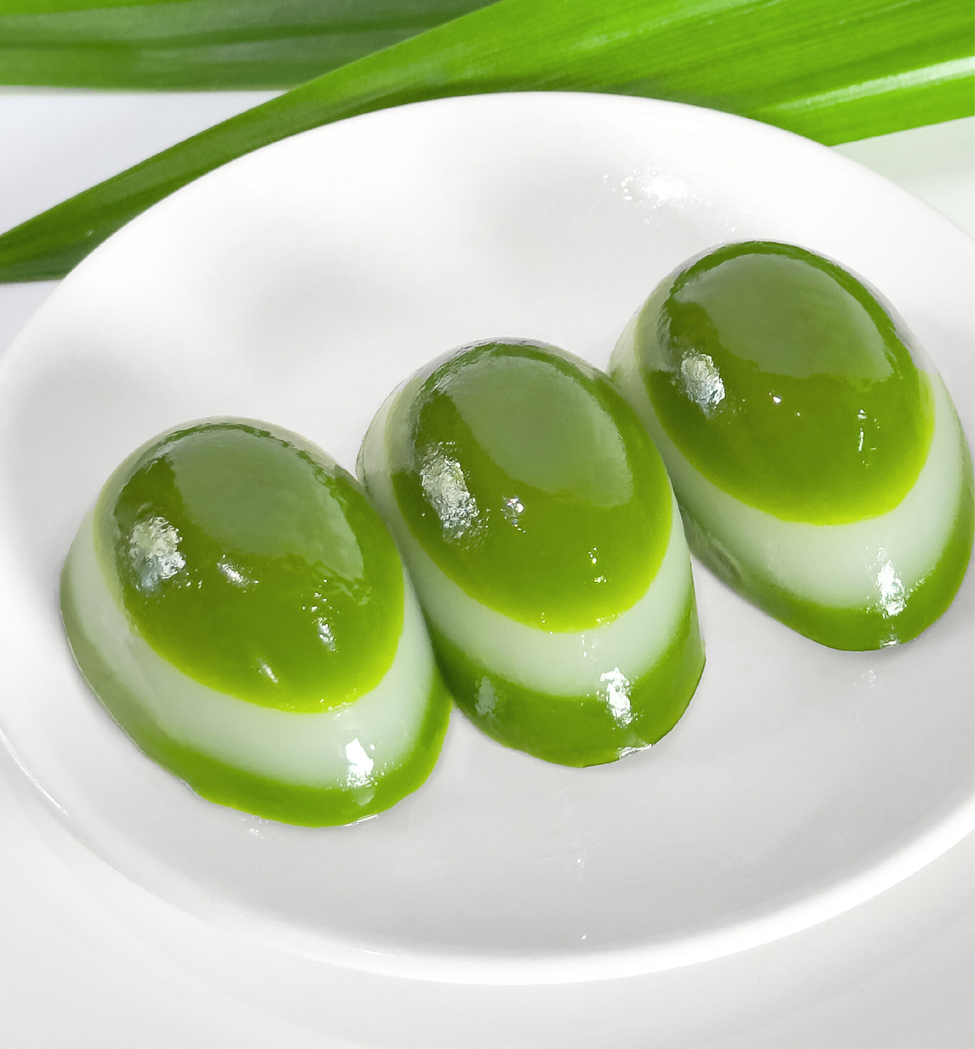 Yoksod Steamed Cake (Yoksod Steamed Cake) Kuih Thai pandan tulen 100% Yoksod