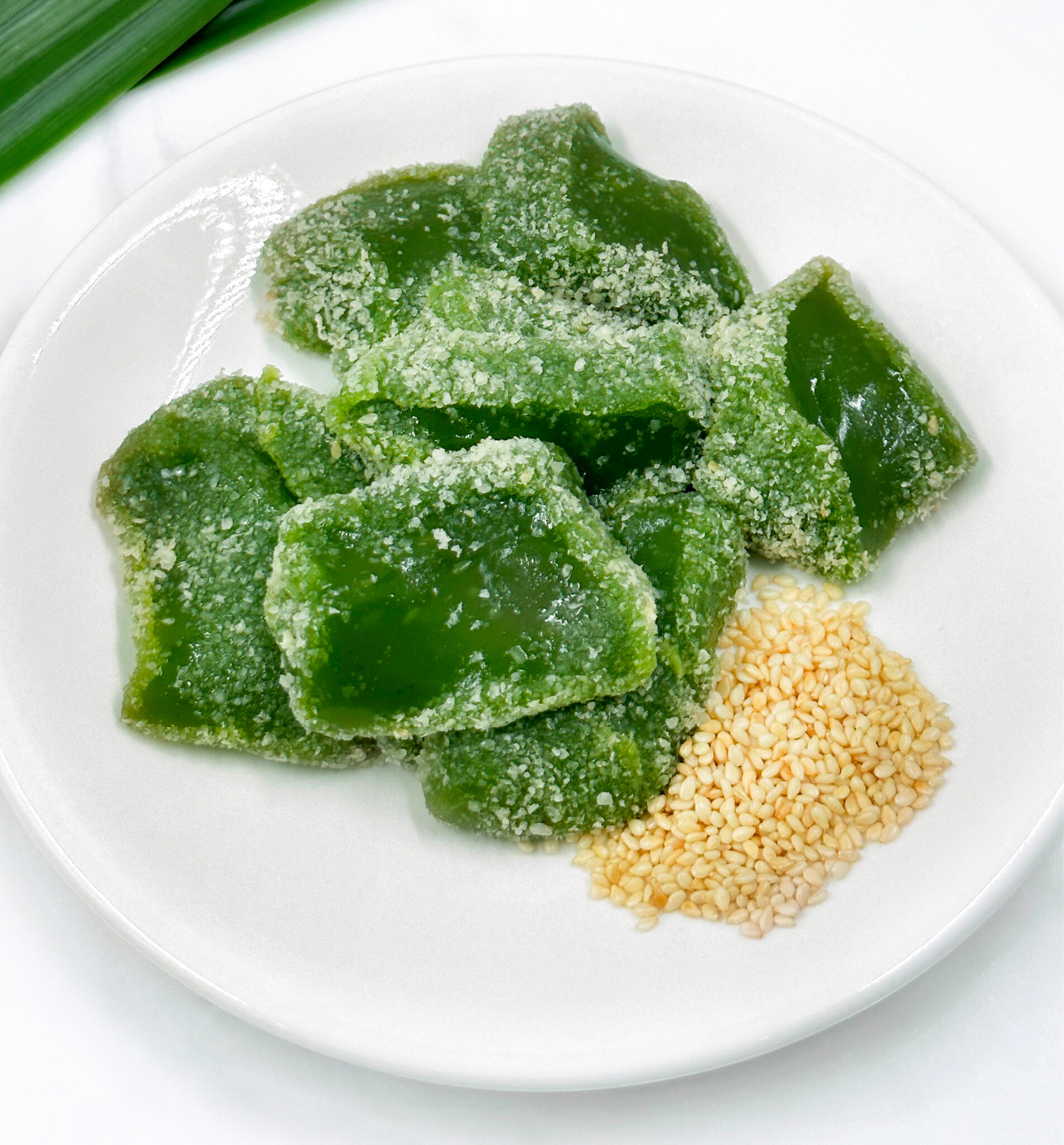 Nga-Orn (Nga-Orn) Dulces tailandeses con pandan auténtico al 100% Yoksod