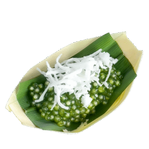 Jade Sago (Jade Sago) Yoksod Pandan-Thai-Dessert